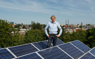 Robin Berg CEO We Drive Solar On Roof with Solar Panels